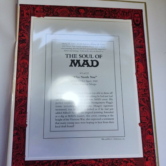 Totally MAD Magazine 60 Years of Humor 2012 HC with 12 Classic MAD Cover Prints - Picture 5 of 16